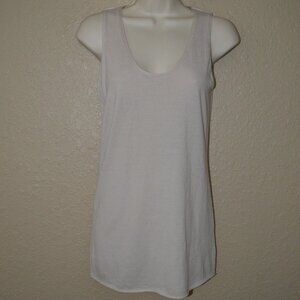 Sz S Allude Beige Soft Wool Sleeveless Tank Top